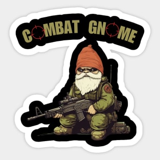 Military Gnome Sticker